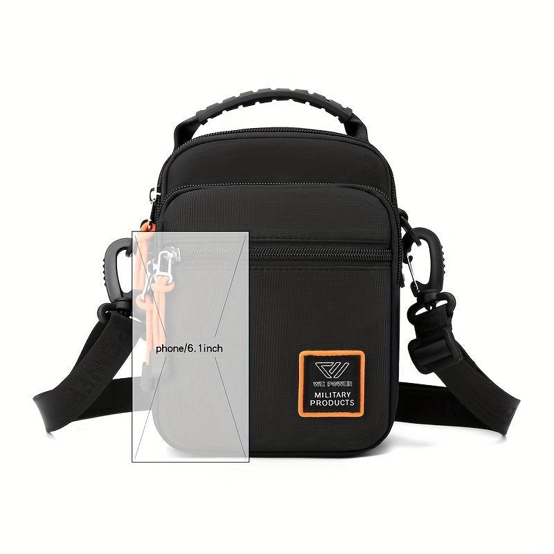 Men's Lightweight Nylon Messenger Bag Crossbody Shoulder Bag