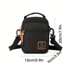 Men's Lightweight Nylon Messenger Bag Crossbody Shoulder Bag
