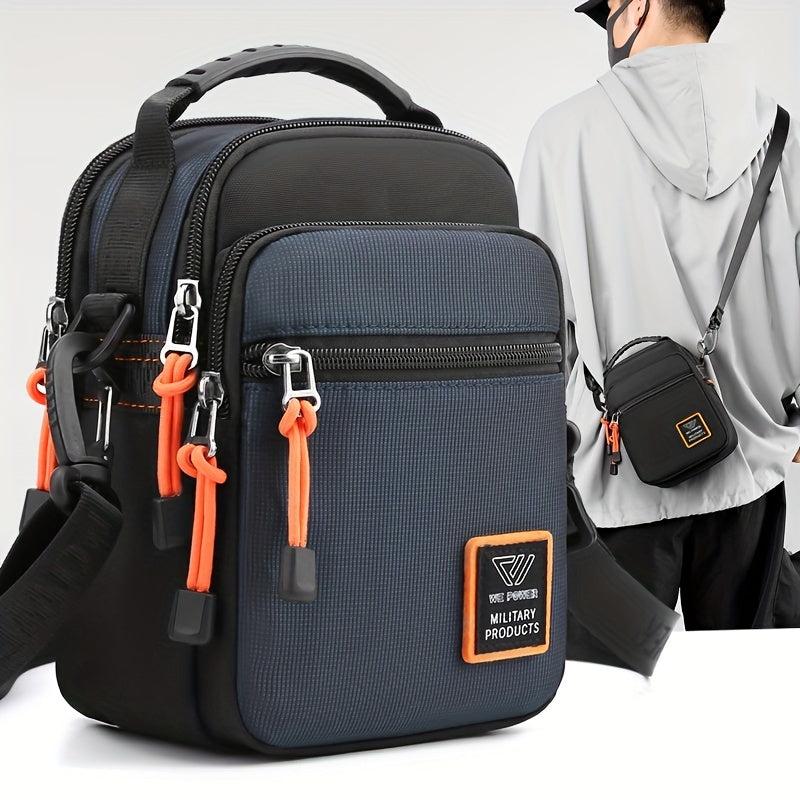 Men's Lightweight Nylon Messenger Bag Crossbody Shoulder Bag