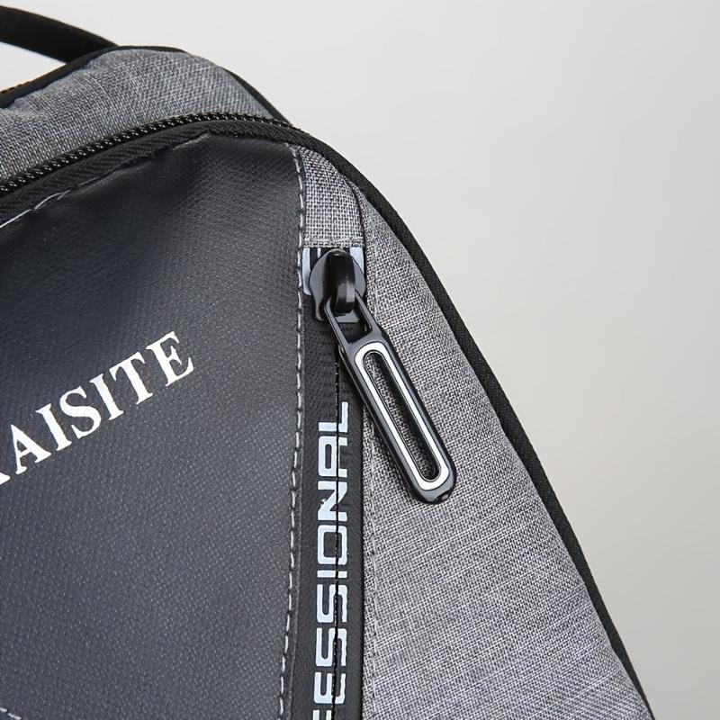 Nylon Sling Crossbody Backpack Shoulder Bag With USB Port