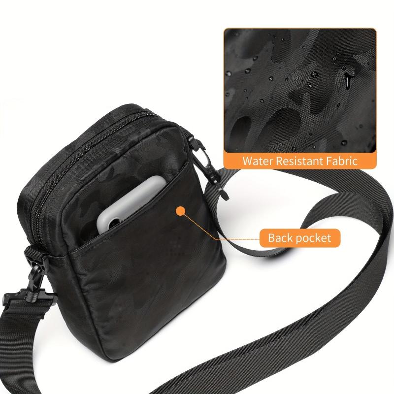 Men's Crossbody Bag Diagonal Shoulder Multifunction for Outdoor Sports Travel