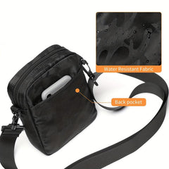 Men's Crossbody Bag Diagonal Shoulder Multifunction for Outdoor Sports Travel