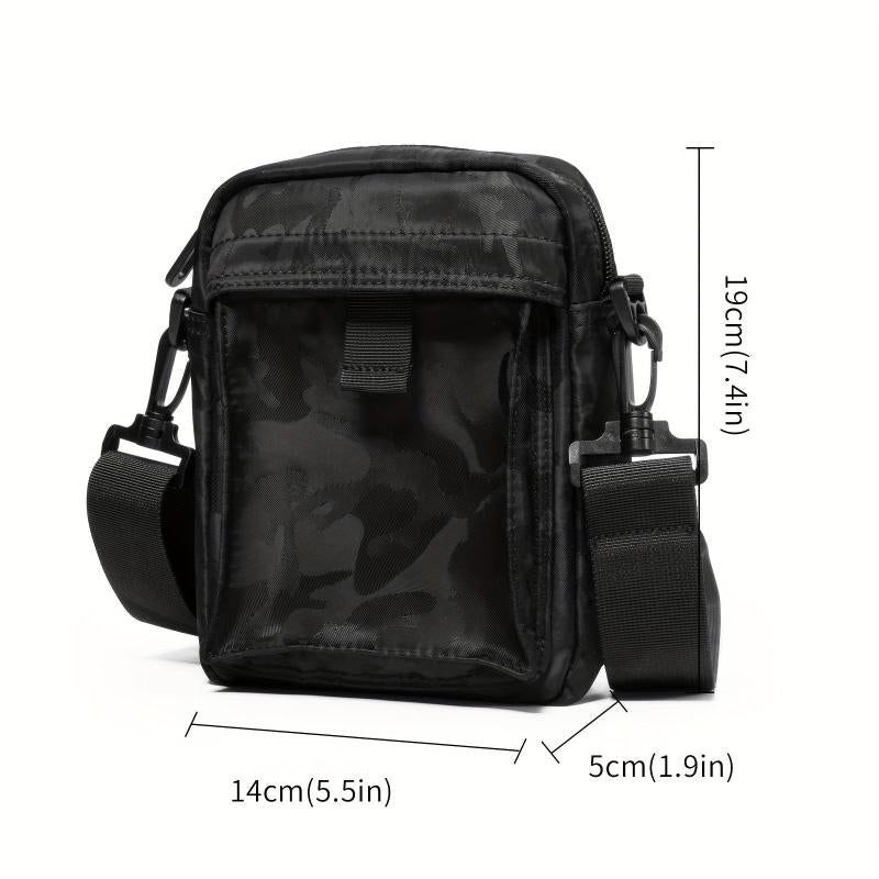Men's Crossbody Bag Diagonal Shoulder Multifunction for Outdoor Sports Travel
