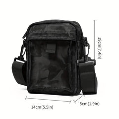Men's Crossbody Bag Diagonal Shoulder Multifunction for Outdoor Sports Travel