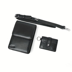 Casual Cross Body Sling Bag Men's Shoulder Bag PU Leather Men's Bag