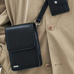 Casual Cross Body Sling Bag Men's Shoulder Bag PU Leather Men's Bag