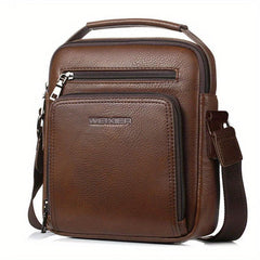 Men's Leather Shoulder Bag Business Crossbody Small Bag