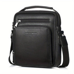 Men's Leather Shoulder Bag Business Crossbody Small Bag