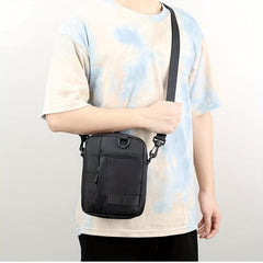 Men's Small Messenger Bag Outdoor Sports Chest Bag Large Capacity