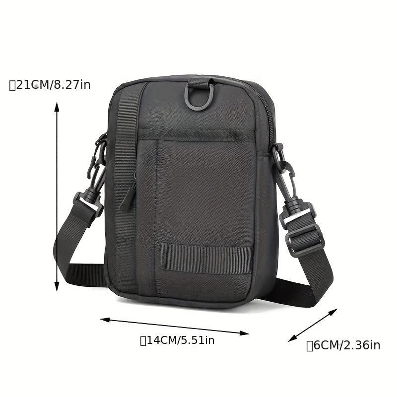 Men's Small Messenger Bag Outdoor Sports Chest Bag Large Capacity