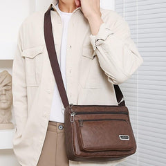 Horizontal Shoulder Bag Waterproof Backpack Crossbody Bag