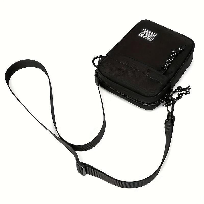 Men's Small Square Crossbody Bag Mobile Phone Bag