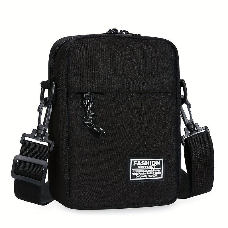 Men's Small Square Crossbody Bag Mobile Phone Bag