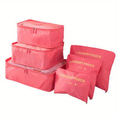 Travel Storage Bags Clothing Sorting Luggage Organizer Pouch Set