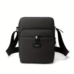 Men's Nylon Vertical Crossbody Bag Multifunction Diagonal Shoulder Bag