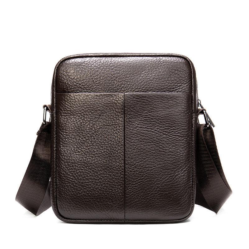 Vintage Leather Crossbody Bag Men's Shoulder Bag