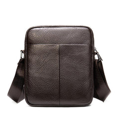 Vintage Leather Crossbody Bag Men's Shoulder Bag