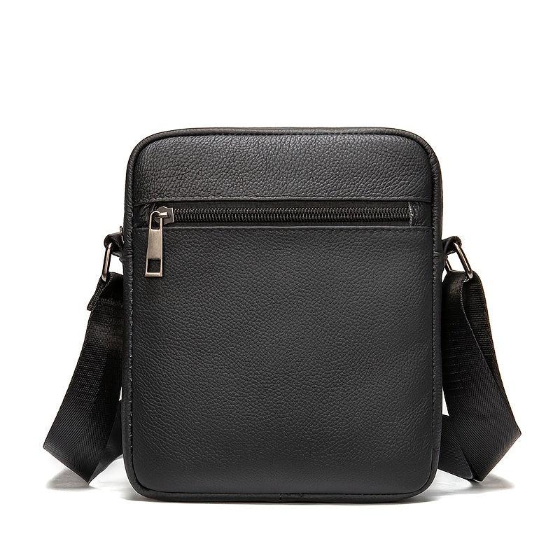 Vintage Leather Crossbody Bag Men's Shoulder Bag