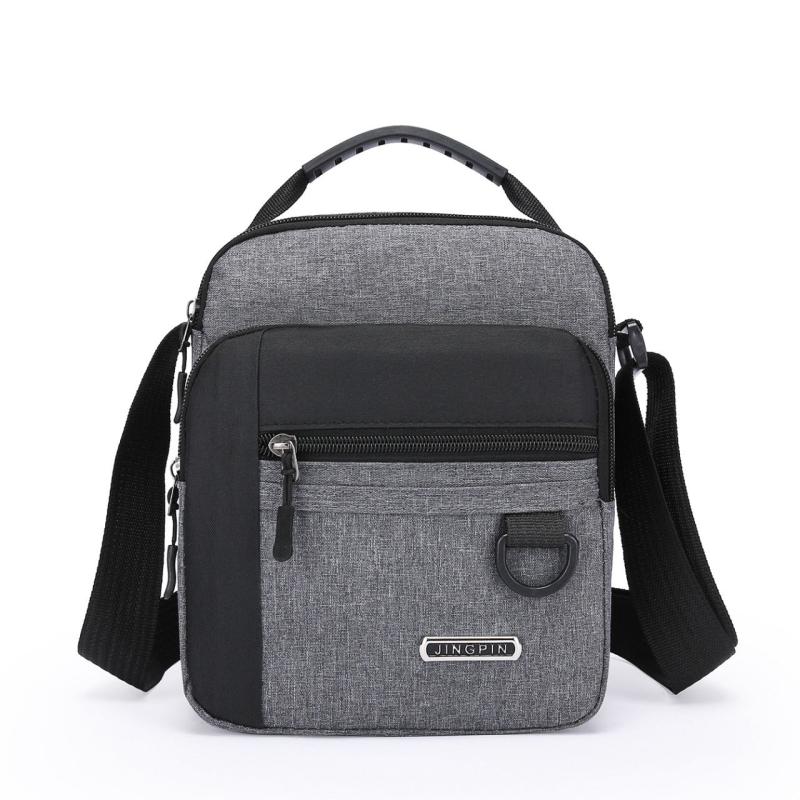 Men's Casual Shoulder Bag Water-Repellent Nylon Handbag