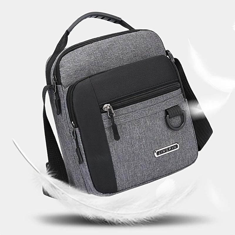 Men's Casual Shoulder Bag Water-Repellent Nylon Handbag