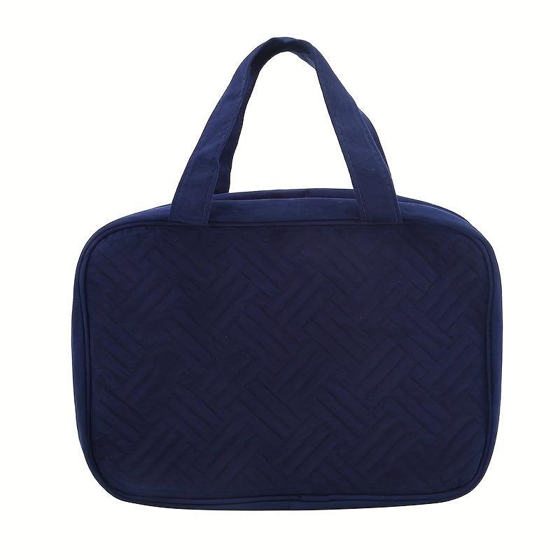 Argyle Layer Cosmetic Bag Large Capacity Waterproof Makeup Storage Bag