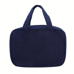 Argyle Layer Cosmetic Bag Large Capacity Waterproof Makeup Storage Bag