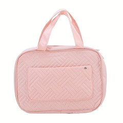 Argyle Layer Cosmetic Bag Large Capacity Waterproof Makeup Storage Bag