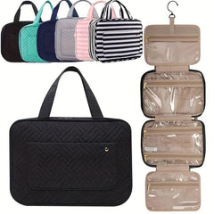Argyle Layer Cosmetic Bag Large Capacity Waterproof Makeup Storage Bag