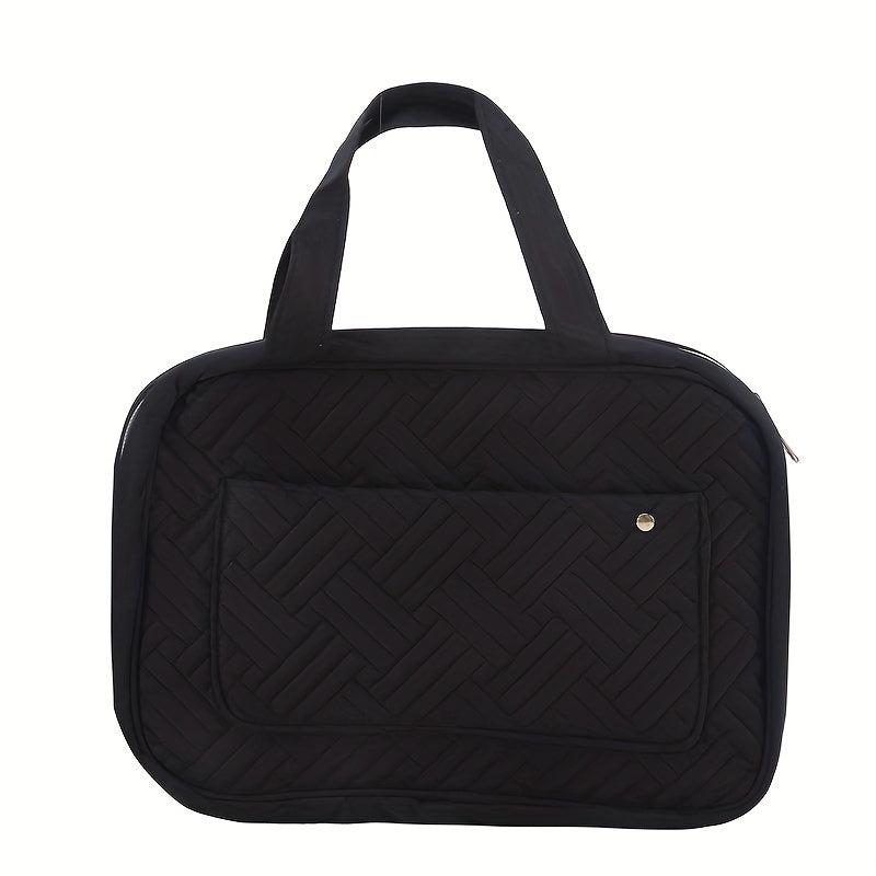 Argyle Layer Cosmetic Bag Large Capacity Waterproof Makeup Storage Bag