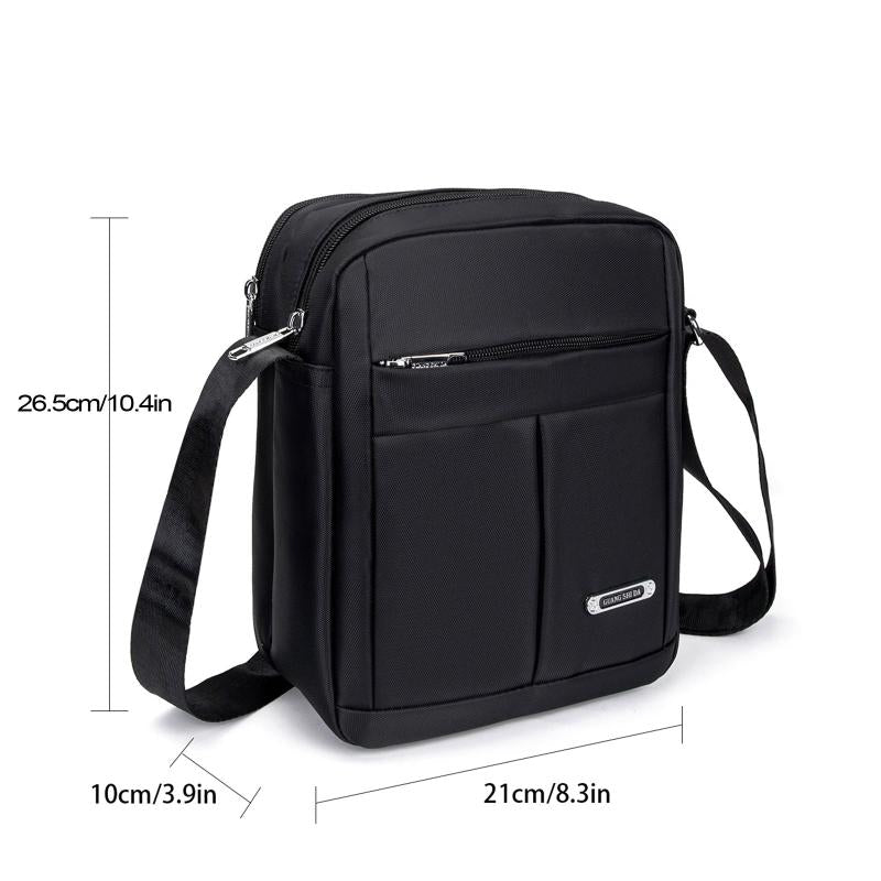 Men's Crossbody Shoulder Bag Travel Sling Pack for Work