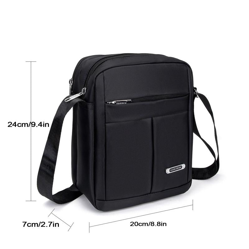Men's Crossbody Shoulder Bag Travel Sling Pack for Work