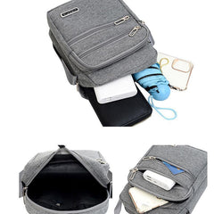 Men's Large Capacity Messenger Bag Casual Shoulder Satchel Bag