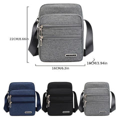 Men's Large Capacity Messenger Bag Casual Shoulder Satchel Bag