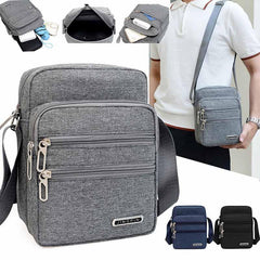 Men's Large Capacity Messenger Bag Casual Shoulder Satchel Bag