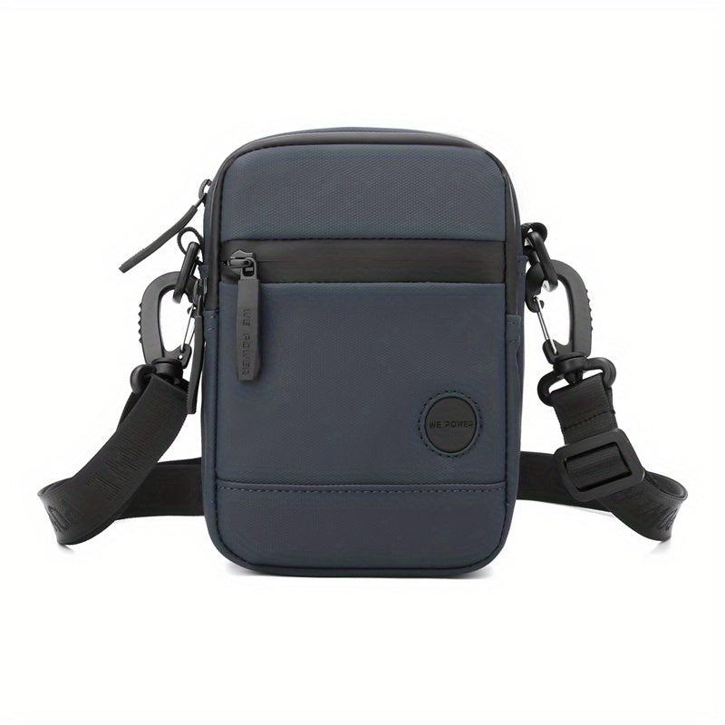 Men's Nylon Crossbody Bag - Multifunction Shoulder Bag for Outdoor Sports