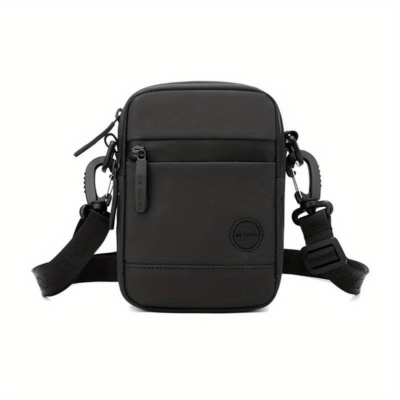 Men's Nylon Crossbody Bag - Multifunction Shoulder Bag for Outdoor Sports
