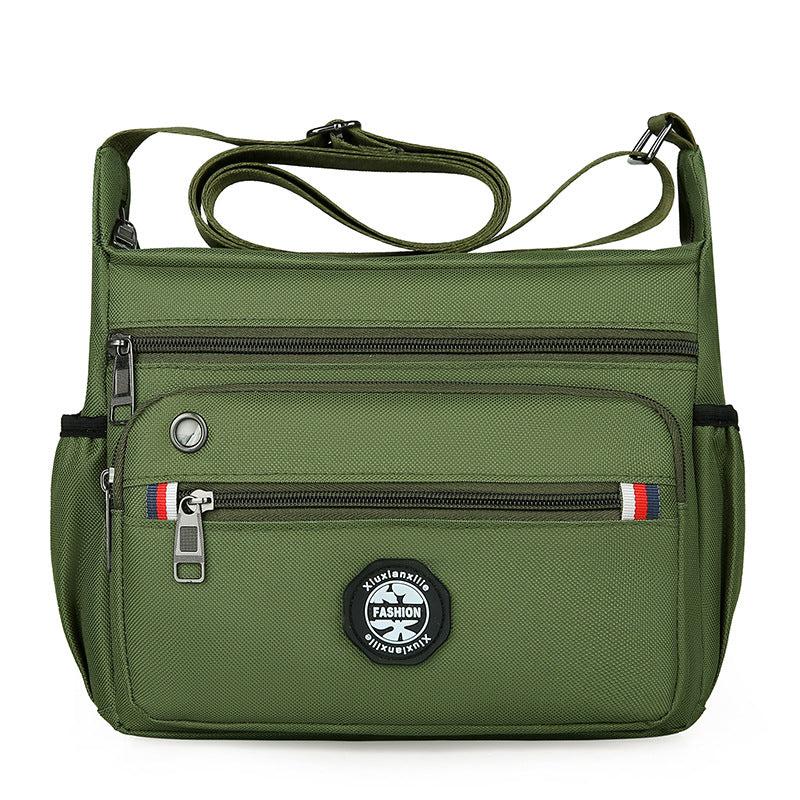 Men's Large Capacity Messenger Bag Waterproof Single Shoulder Bag