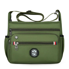 Men's Large Capacity Messenger Bag Waterproof Single Shoulder Bag
