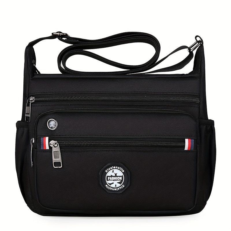 Men's Large Capacity Messenger Bag Waterproof Single Shoulder Bag