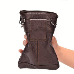 Men's Leather Shoulder Bag Crossbody Bag Waist Bag