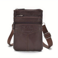 Men's Leather Shoulder Bag Crossbody Bag Waist Bag