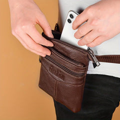 Men's Leather Shoulder Bag Crossbody Bag Waist Bag