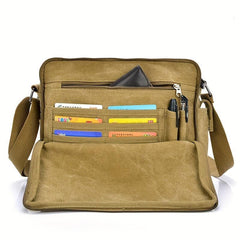 Canvas Shoulder Bag For Men Crossbody Bag