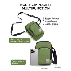 Men's Messenger Bag Casual Satchel Bag Crossbody Shoulder Bag