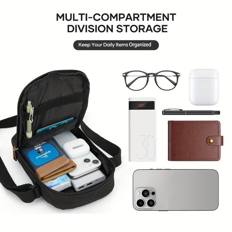 Men's Messenger Bag Casual Satchel Bag Crossbody Shoulder Bag