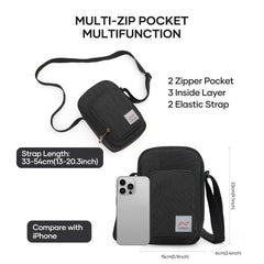 Men's Messenger Bag Casual Satchel Bag Crossbody Shoulder Bag