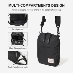 Small Crossbody Bag For Men Mini Messenger Bag Shoulder Bag