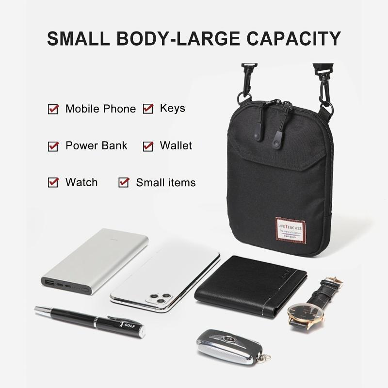 Small Crossbody Bag For Men Mini Messenger Bag Shoulder Bag