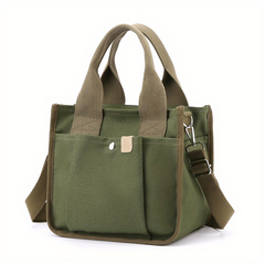 Canvas Tote Bag Mini Handbag Crossbody Purse Shoulder Bag