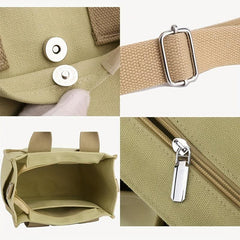 Canvas Tote Bag Mini Handbag Crossbody Purse Shoulder Bag